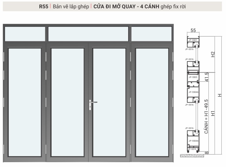 cua_di_mo_truot_4_canh_maxpro_-_he_r55_-_xuongcuanhom-vn